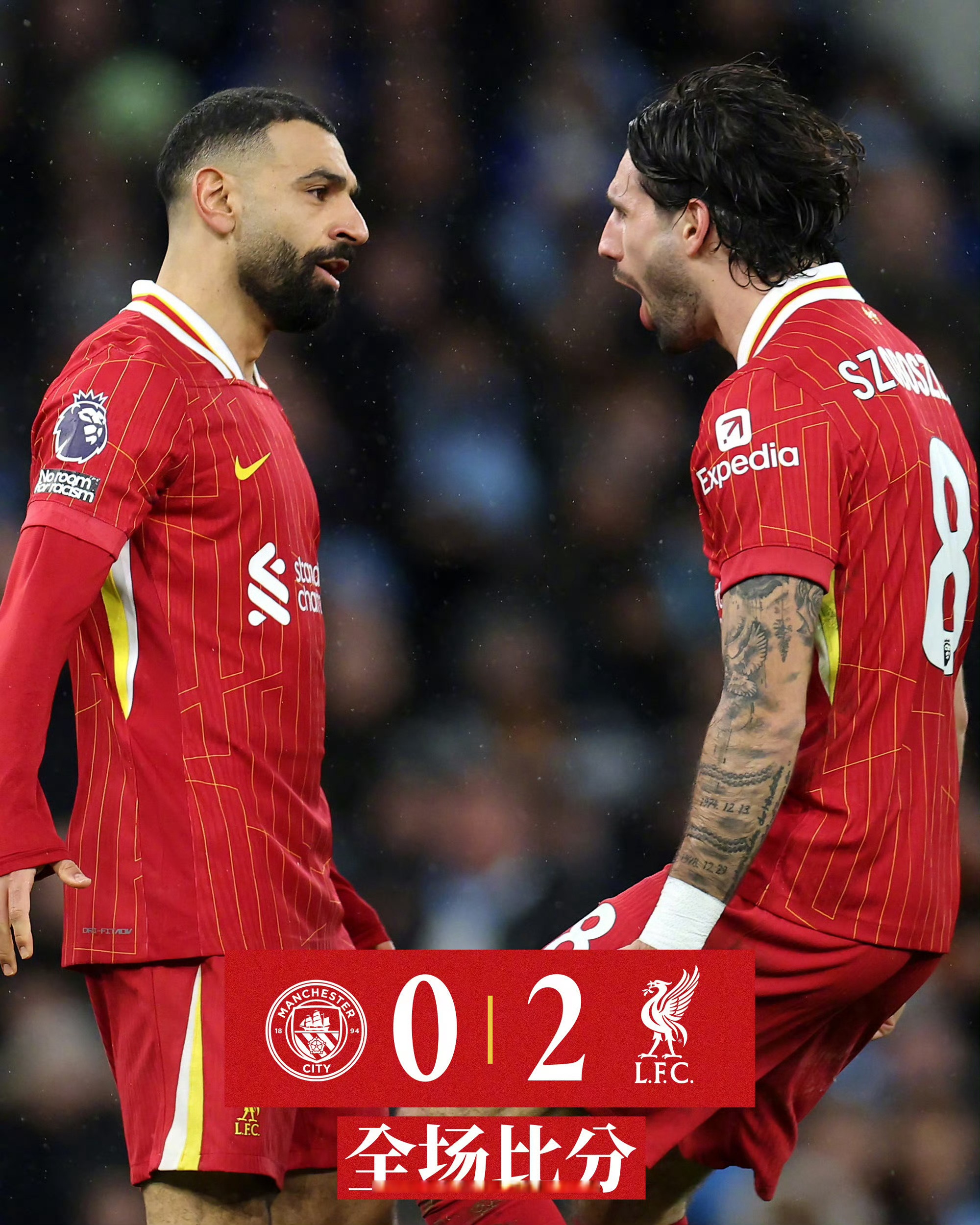 包含利物浦备战下一场比赛，球员士气高涨的词条